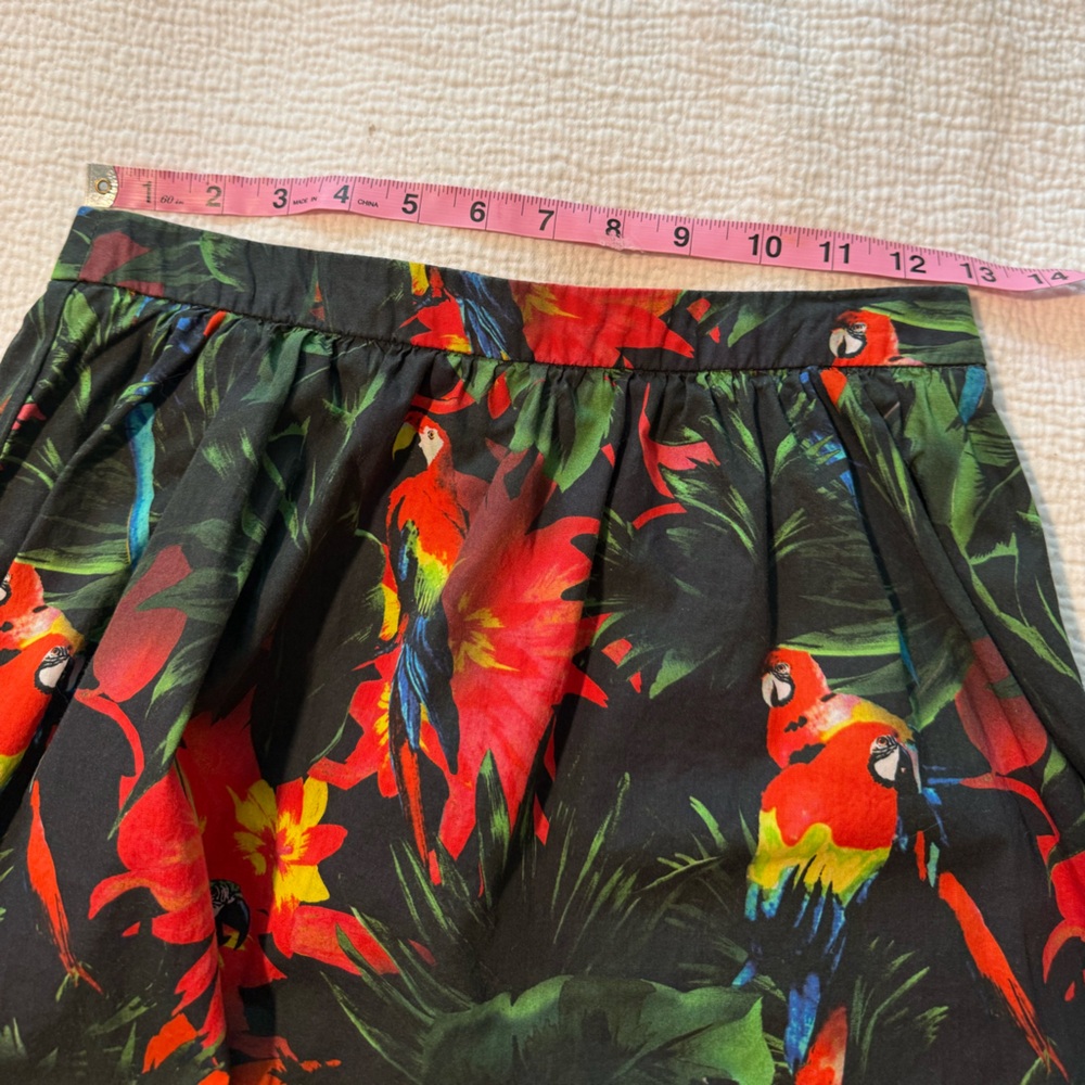 Love Moschino Toucan Tropical A-line Mini Skirt 4 - Picture 5 of 6